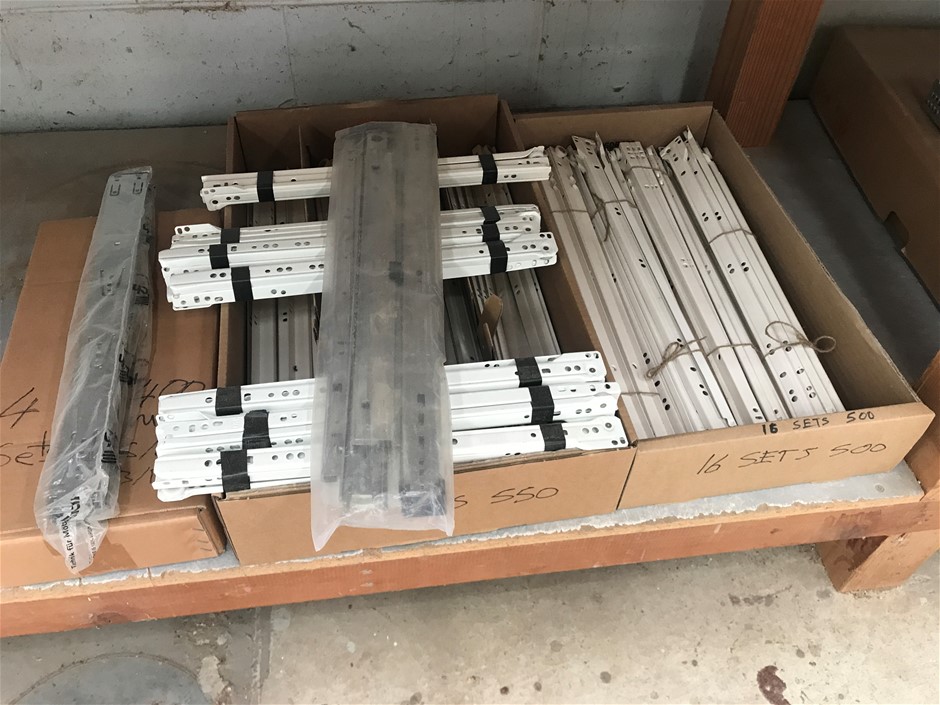 A Large Quantity of Assorted Drawer Runners