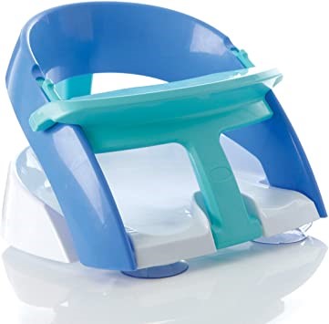 DREAMBABY Premium Bath Seat, Aqua/ Blue. NB: Dusty from storage