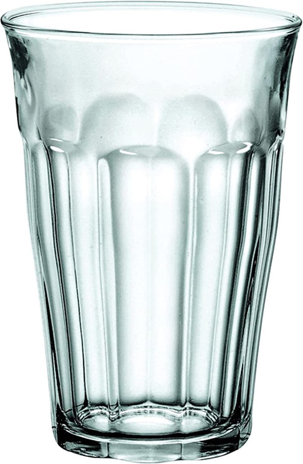 DURALEX Made in France Picardie Clear Tumbler, 6 Count (Pack of 1), 12.2 oz