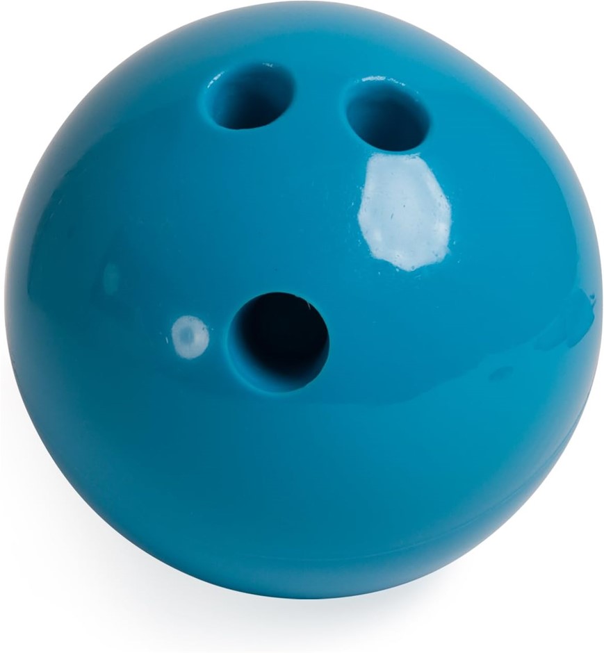 CHAMPION SPORTS Plastic Bowling Ball: Rubberized Soft Ball for Training & K