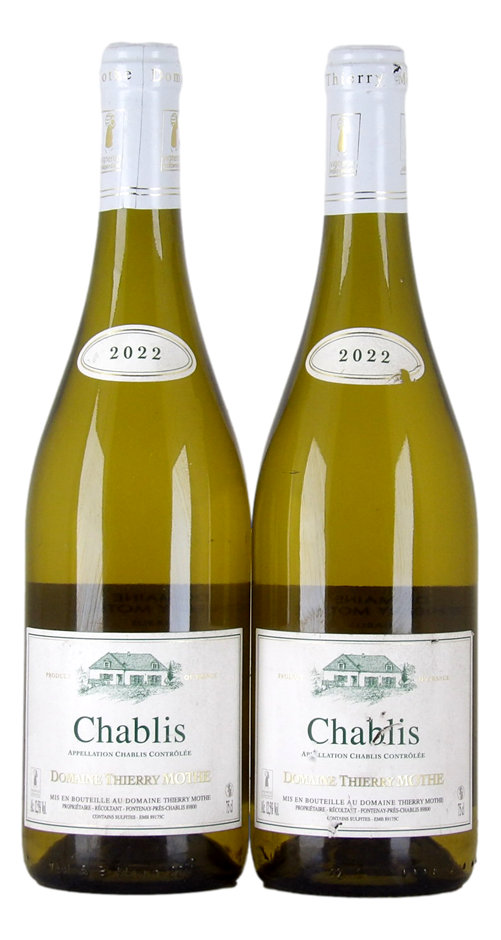 Domaine Thierry Mothe Chablis 2022 (2x 750mL), France