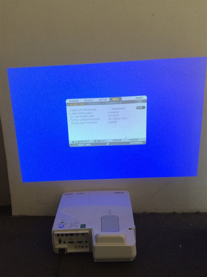 NEC UM352W LCD Projector