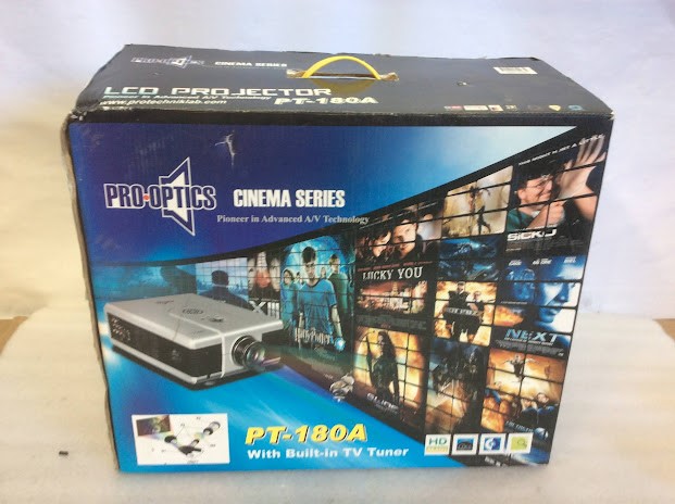 Pro-Optics PT-180A Cinema Series LCD Projector New w/box