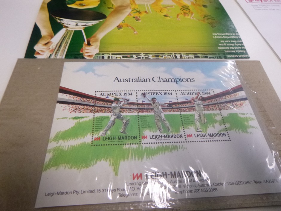 Cricket Collected Stamps