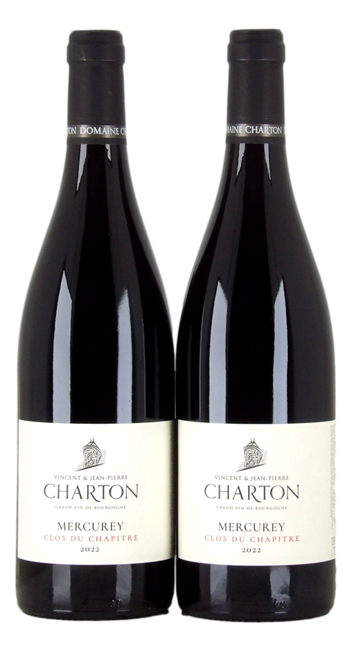 Domaine Charton Clos du Chapitre Mercurey Pinot Noir 2022 (2x 750mL)