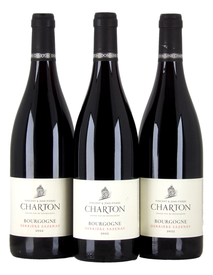 Domaine Charton Sauzenay Bourgogne Rouge Pinot Noir 2022 (3x 750mL), France