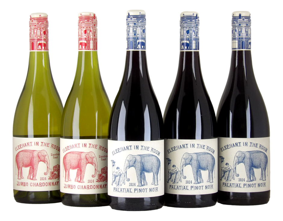 Mixed Elephant in the Room Wine 2024 Pack (5x 750mL) SA