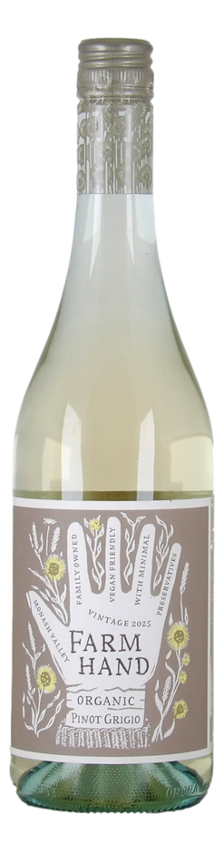 Farm Hand Pinot Grigio 2025 (5x 750mL), South Australia