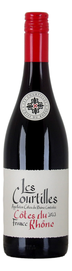 Les Courtilles Cotes du Rhone 2023 (6x 750mL), France