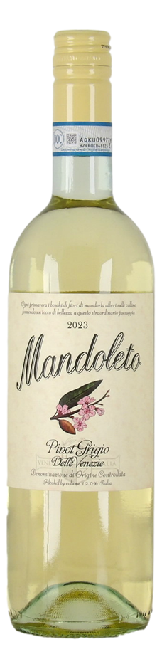 Mandoleto Pinot Grigio 2023 (6x 750mL), Italy