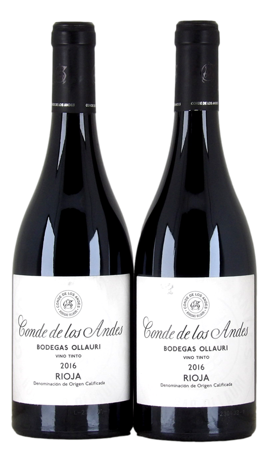 Bodegas Ollauri Condes de Los Andes Rioja 2016 (2x 750mL) Spain