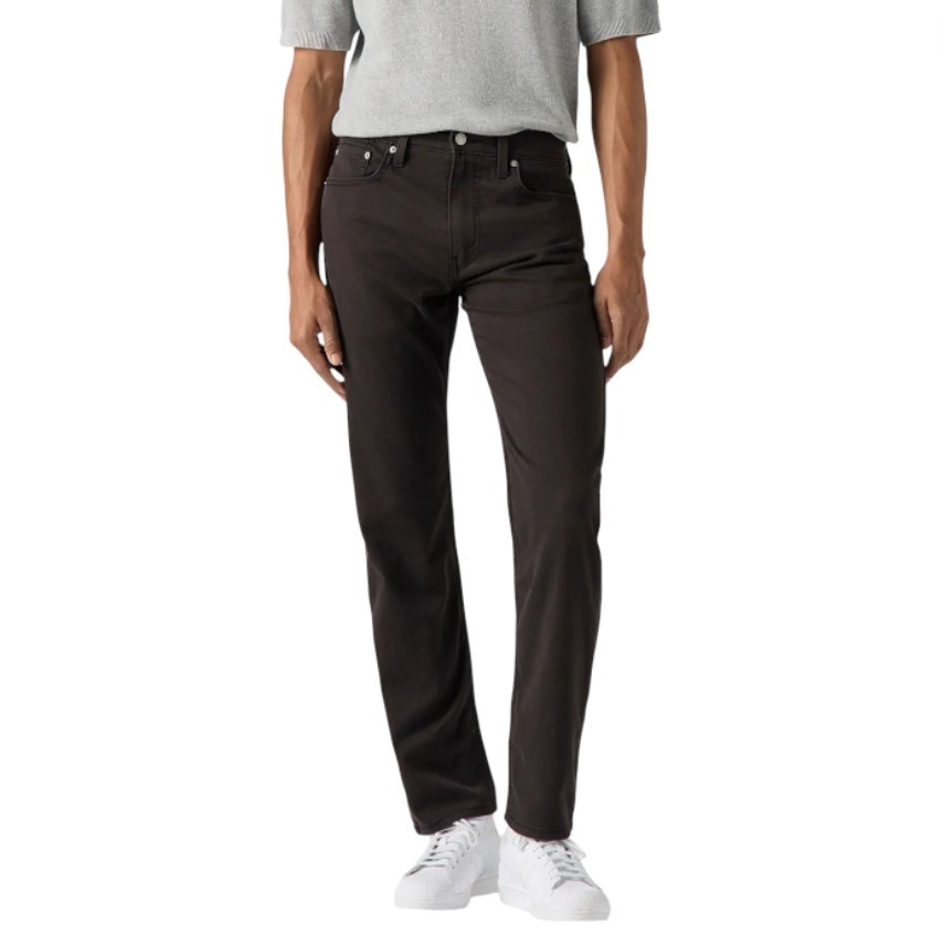 LEVI'S Men's 502 Taper Chino Pant, Size 34x32, 56% Cotton, Black Wash (1630