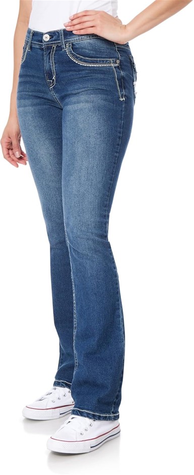 WALLFLOWER InstaStretch Legendary Jean, Size 11 Long, Keller. Buyers Note