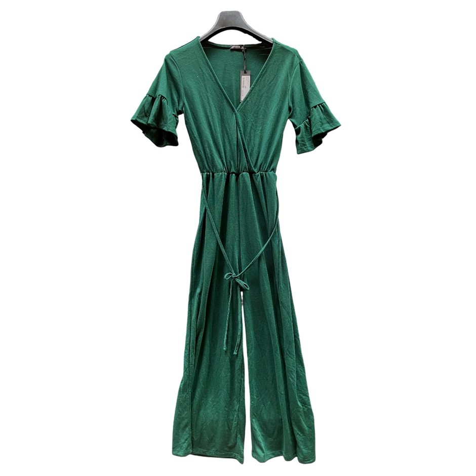 COTTON:ON Josie Short Sleeve Jumpsuit, Size XS, Botanical Green, 2000900-01