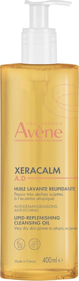 2 x EAU THERMALE AVENE Xeracalm A.D Lipid-Replenishing Cleansing Oil, 400mL