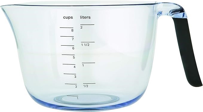 KITCHENAID x2 Universal Plastic Batter Bowl, 8-Cup, Onyx Black.