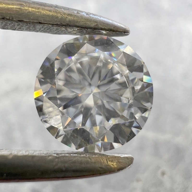 2.0ct Rectangle Cut GRA Certified Moissanite 925 Sterling Silver Ring