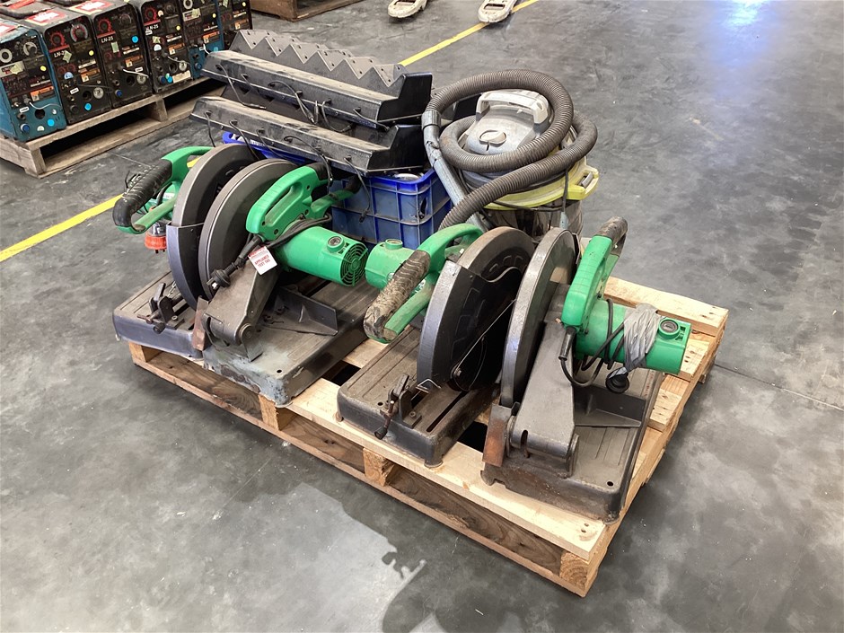 <p>Hitachi Drop Saws and Assorted Workshop Items</p>