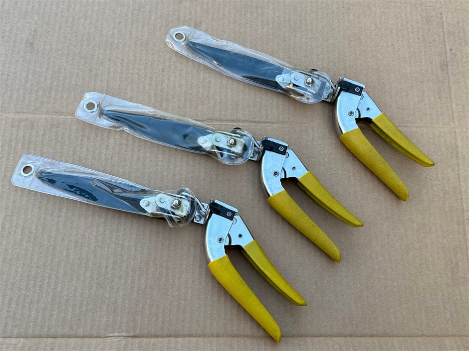 Garden Grass Shears, Rotatable Handle, x 3 units, NEW