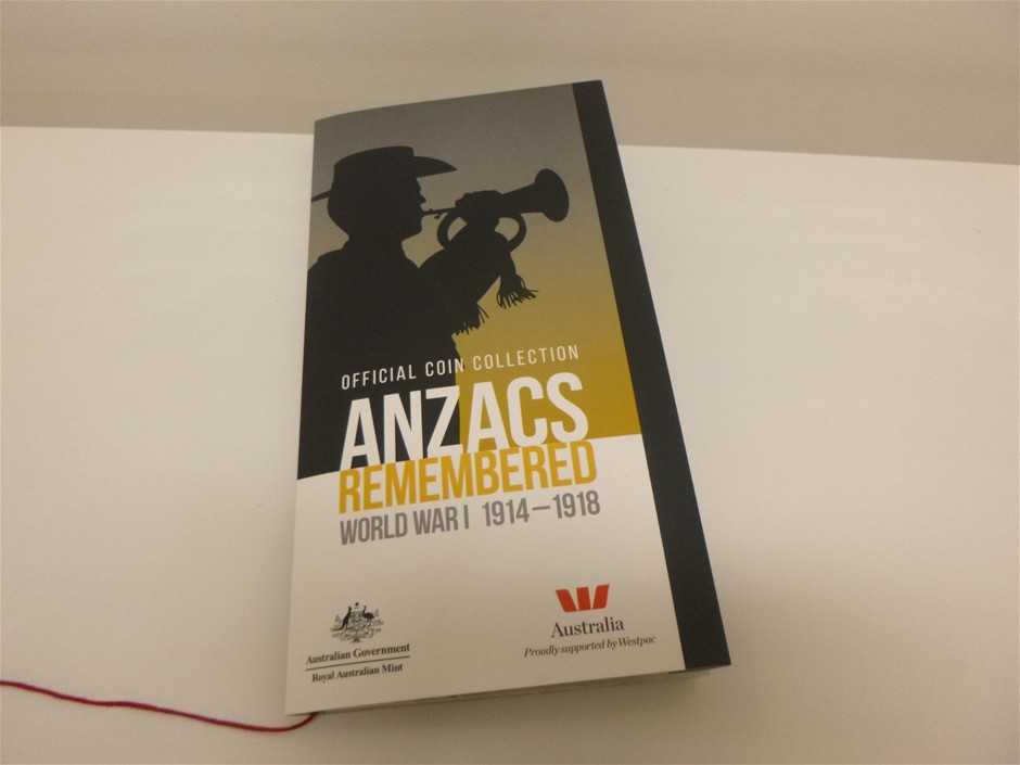 WESTPAC Anzacs Remembered World War 1 Official Coin Collection