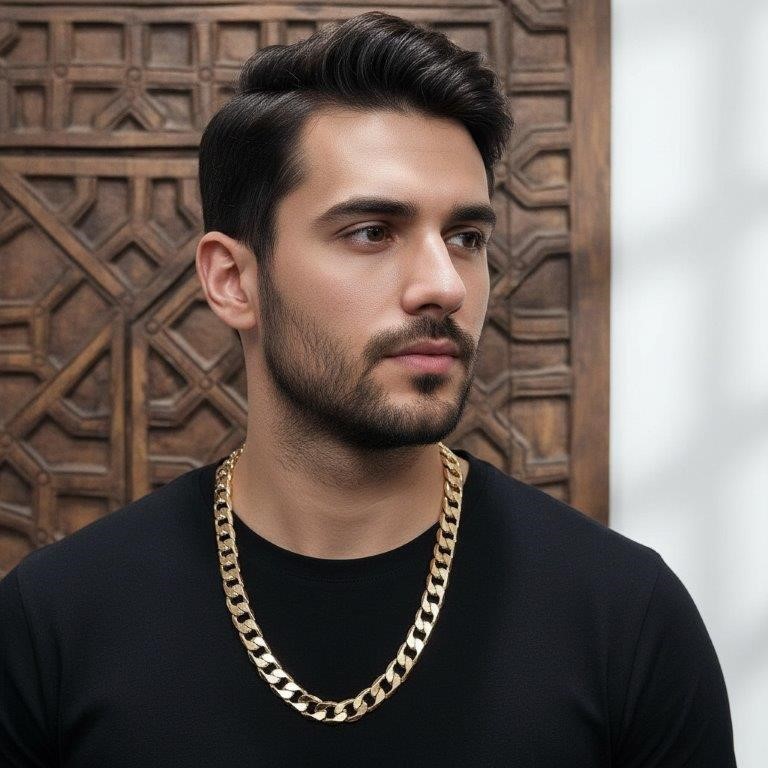 18KGF/Italy Stamped Gold Filled Cuban Chain -60cm