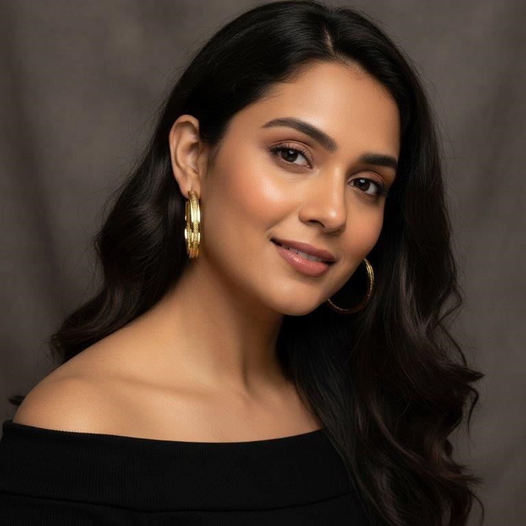 18KGoldFilled/Italy Solid Earring -(Stamped 18K/Italy)-Warranty Quality