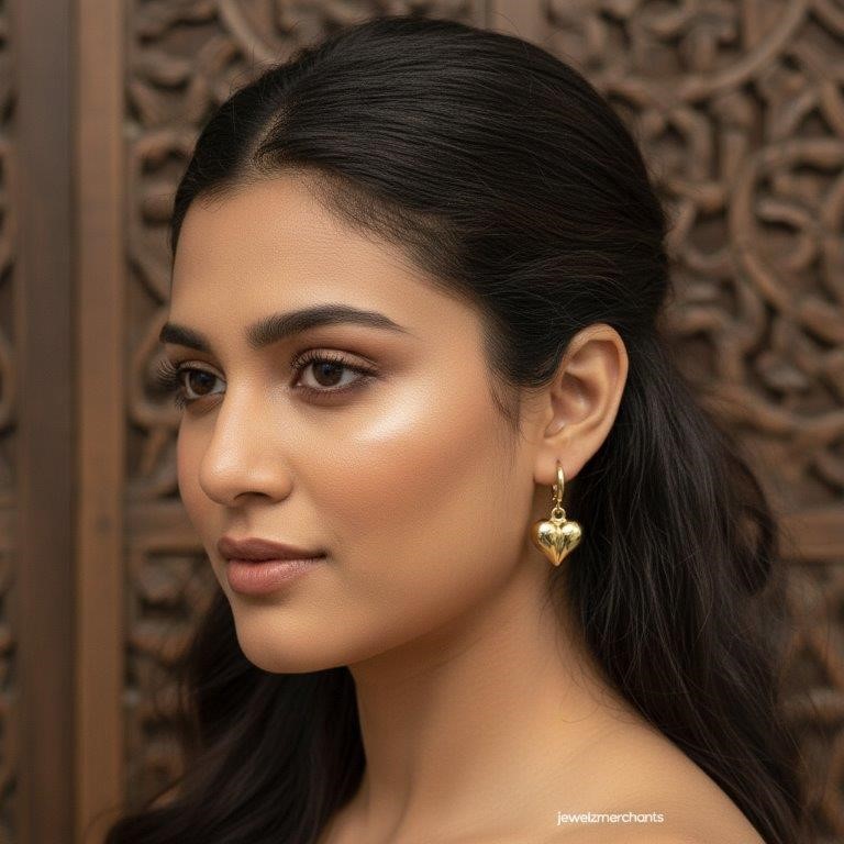 18KGoldFilled/Italy Solid Earring -(Stamped 18K/Italy)-Warranty Quality