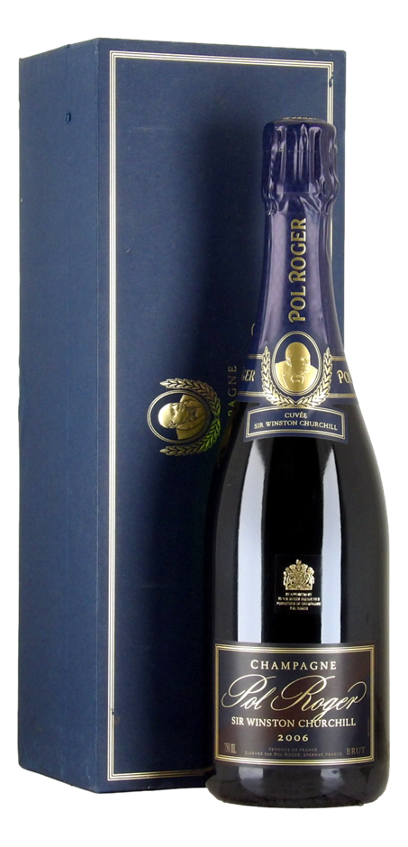 Pol Roger Sir Winston Churchill 2006 (1x 750mL), Champagne.