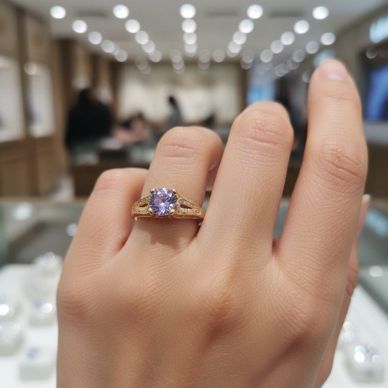 18KGF/Italy Solid Yellow Gold Filled Ring -(stamped)-Warranty Quality-9US