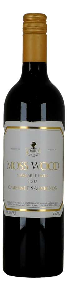 Moss Wood Cabernet Sauvignon 2002 (1x 750mL), Mornington Peninsula