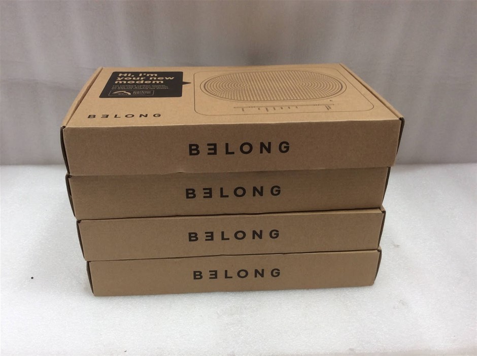 Belong DWA0122BLN Modem Router (Lot of 4)