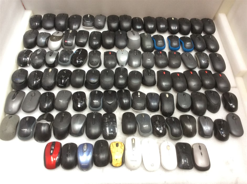 Mixed Brand Wireless Computer Mice (Lot of 100)