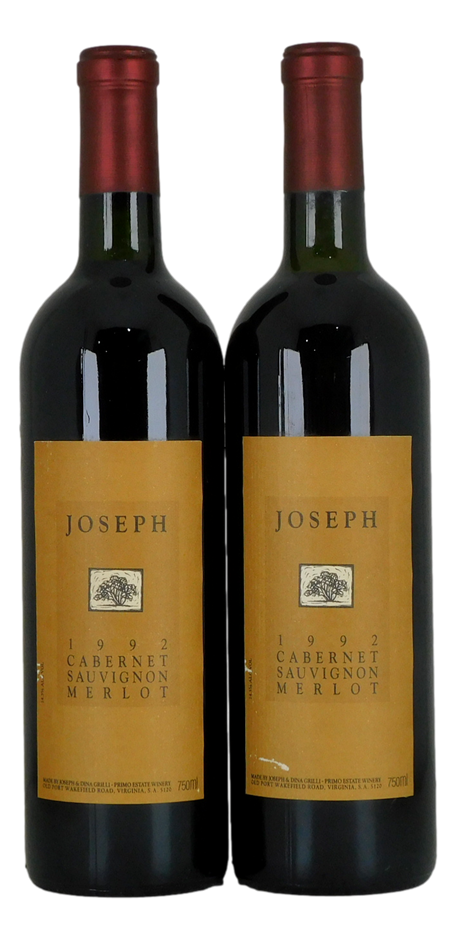 Joesph Primo Cabernet Merlot 1992 (2x 750mL), Mclaren Vale