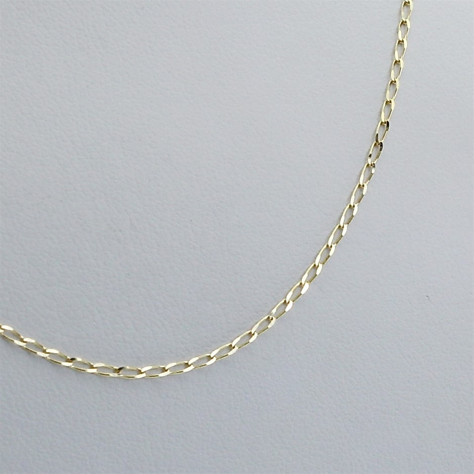 Genuine Italian 9 Karat yellow Gold 60 cm chain necklace  (035GAD1+0)