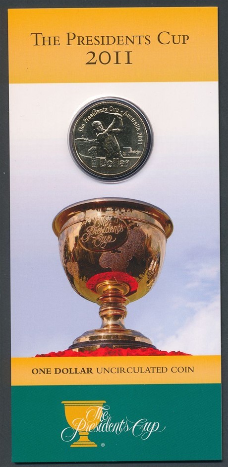 Australia: 2011 $1 The Presidents Cup Golfing Competition UNC in card