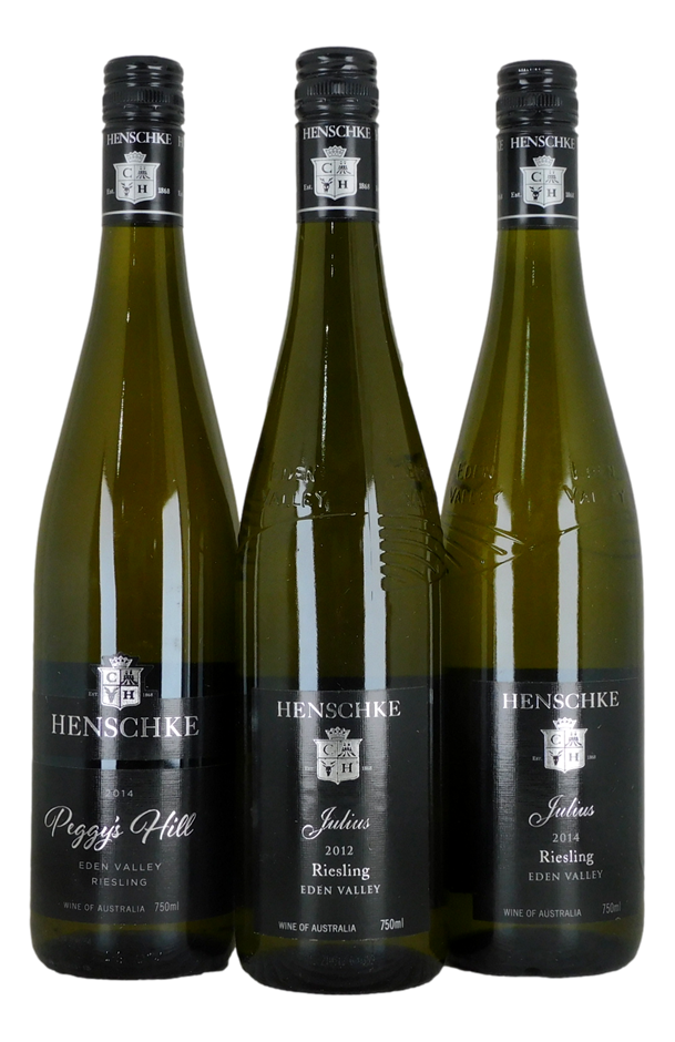 Henschke Julius & Peggys Hill Riesling 2012/2014 (3x 750mL)