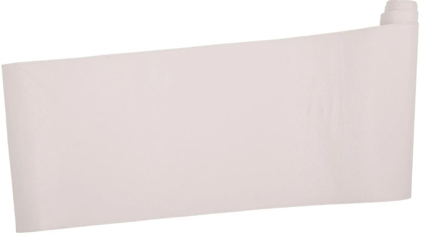 2 x MAXWELL & WILLIAMS Table Accents Leather Look Cowhide Runner - Ivory (3