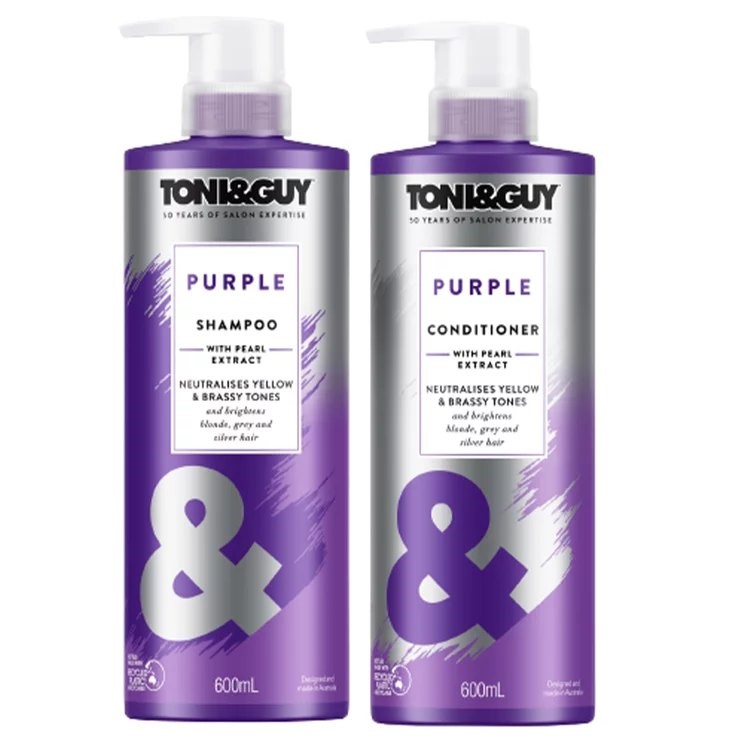 TONI & GUY Purple Shampoo And Conditioner 2 x 600ml