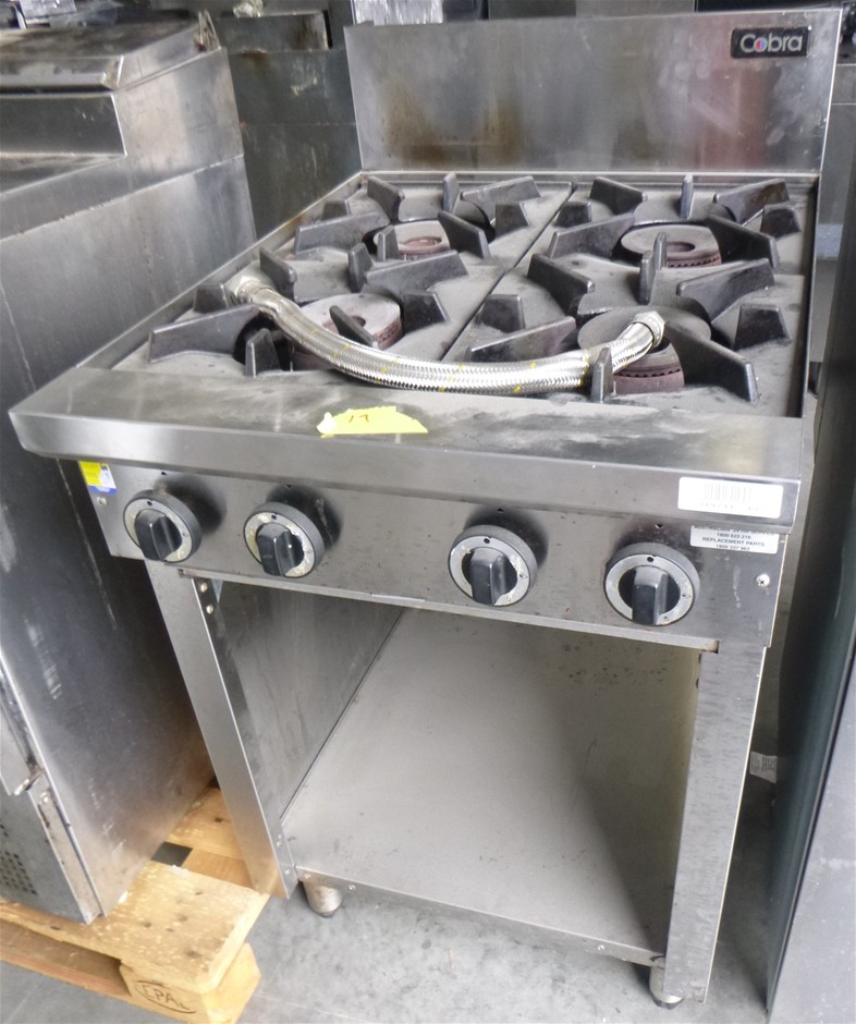 Freestanding Stainless Steel Gas 4 Burner Cook Top