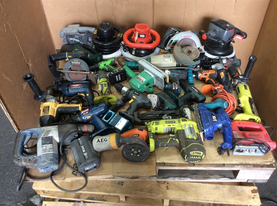 Mixed Brand Assorted Power Tools Lot