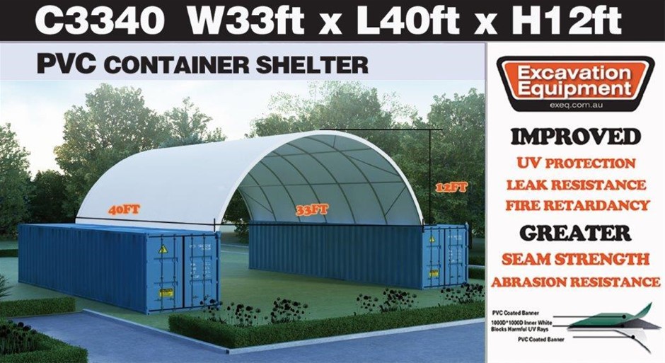 Heavy duty 40ft Container Shelter(Unused)