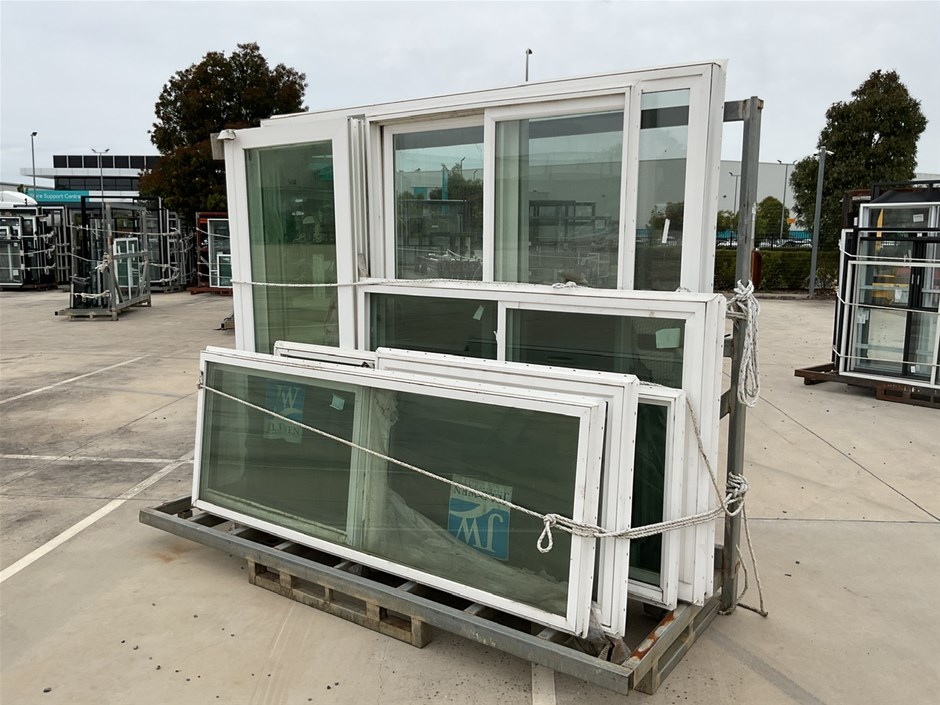 Assorted Alloy Window / Door Frames x 8