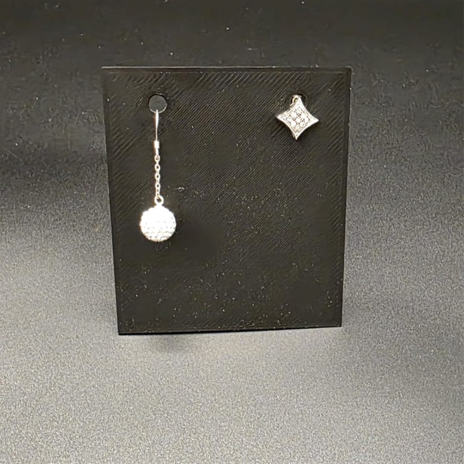 Designer Mismatched Earrings as pictured & described