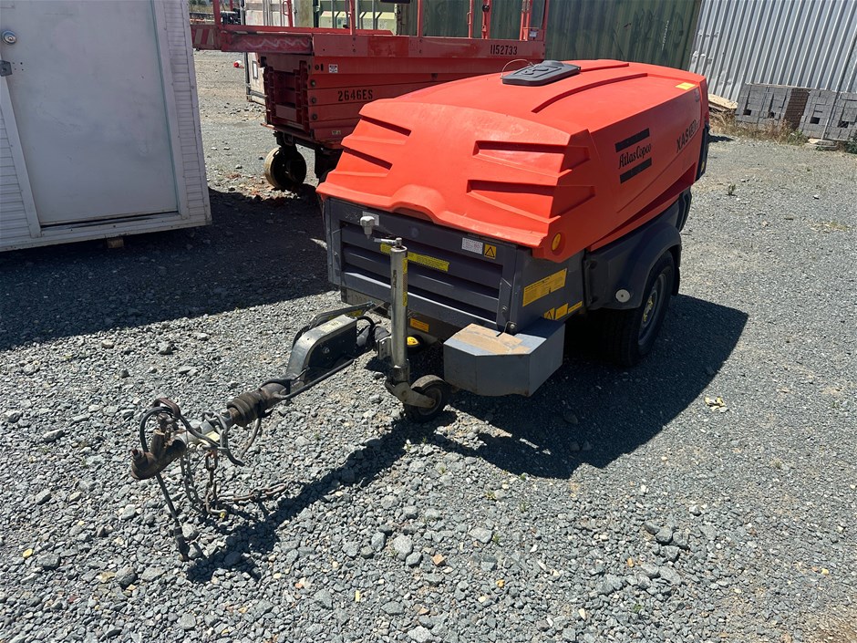 <p>Atlas Copco XAS130 Trailer Mounted Compressor</p>