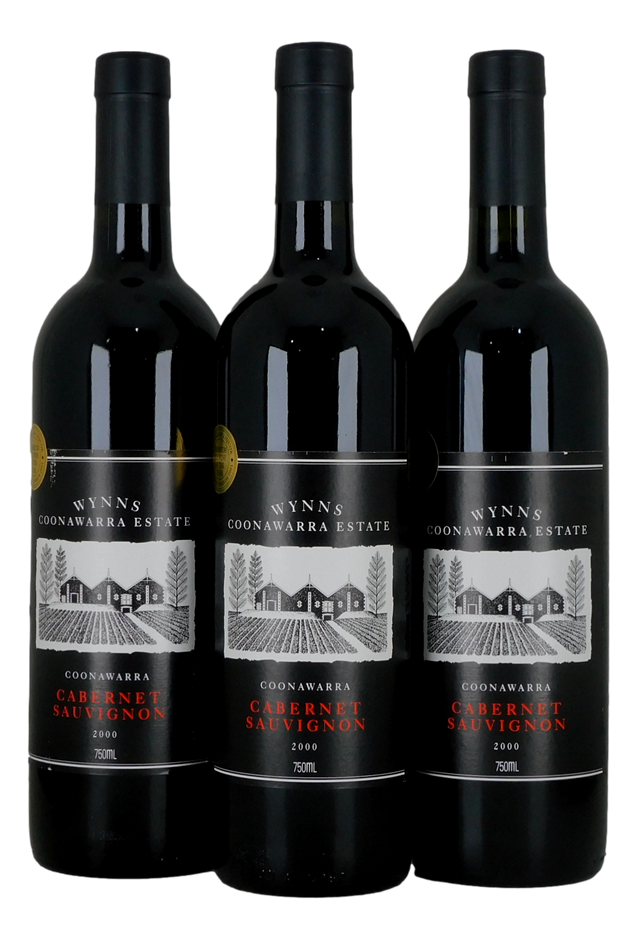 Wynns  Coonawarra Black Label Cabernet Sauvignon 2000 (3x 750mL),
