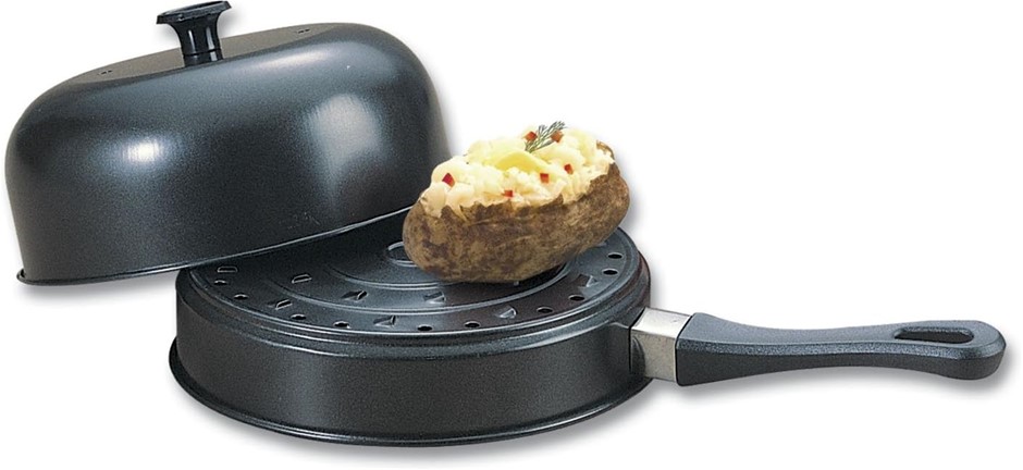 BETTER HOUSEWARES Potato Baker, Standard, Black.