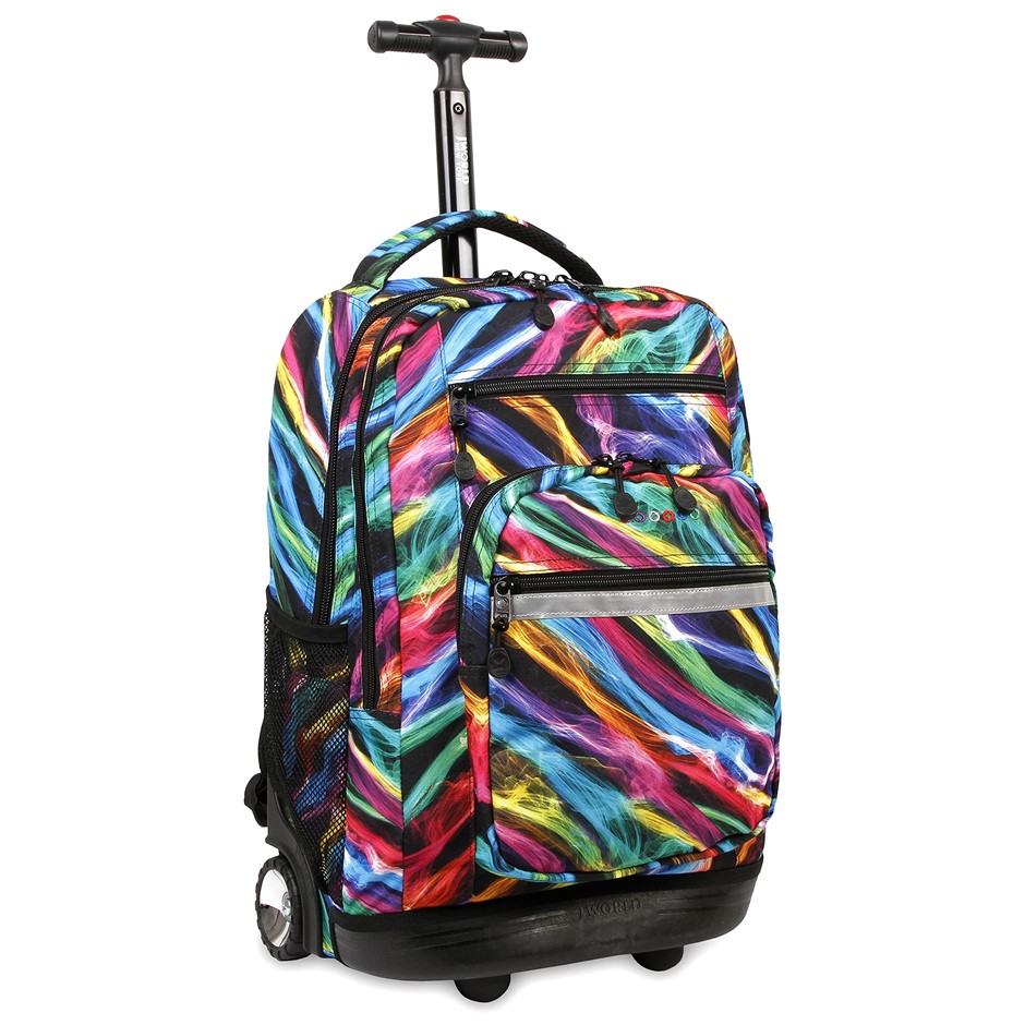 J WORLD New York Sundance Rolling Backpack, Multi Colour, One Size. NB: Wel