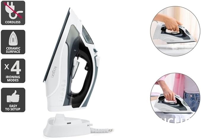 KOGAN DuoGlide Cordless and Corded Steam Iron - KAIRNCLS24A