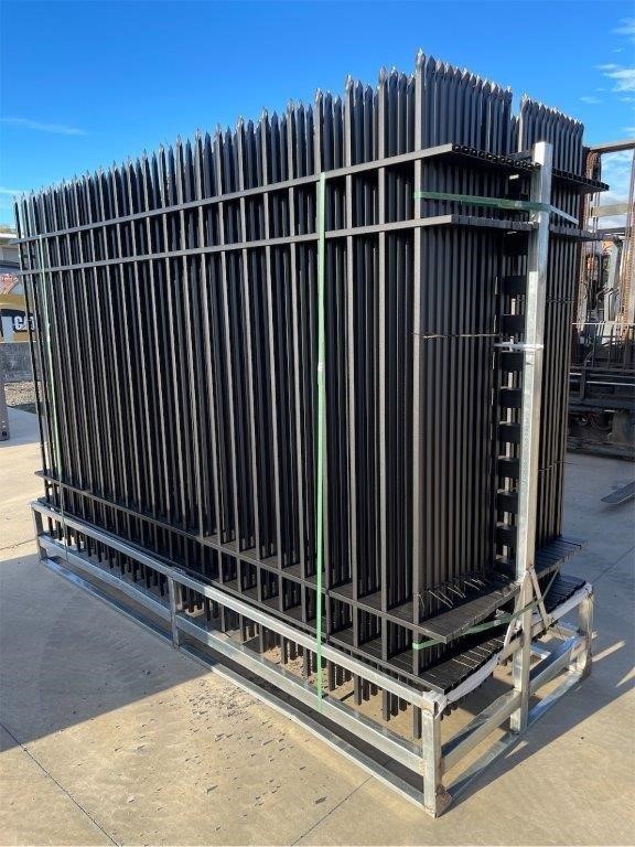 Quantity of 24 Wrought Iron Style Fence Panels (Unused)