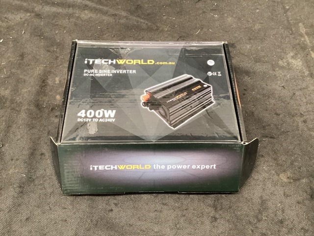 ITech World Pure Sin 400W Inverter DC12-AC240  Inverter